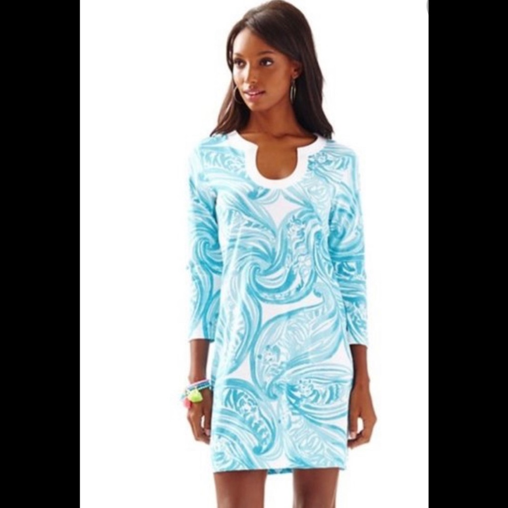 Like new XL Marlina Sea Ruffles dress